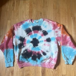 MADHAPPY tie-dye limited edition sweatshirt M